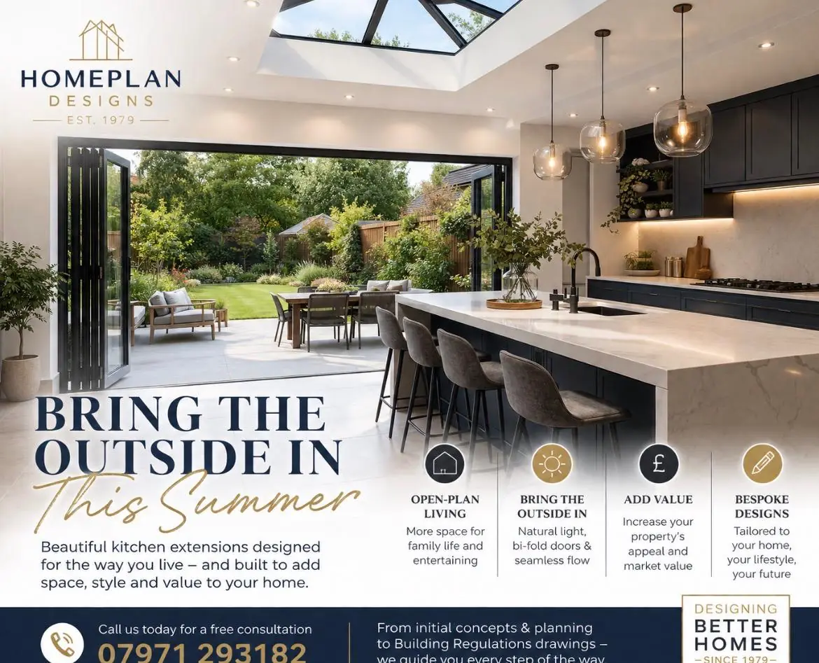 Bring the Outside In. This Summer with a Stunning Kitchen Extension