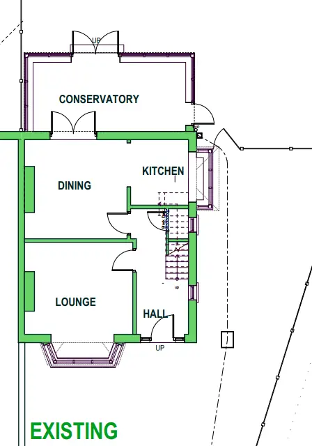 Large Rear Orangery Extension and Internal Alterations, forming a Living Room, Kitchen with Utility