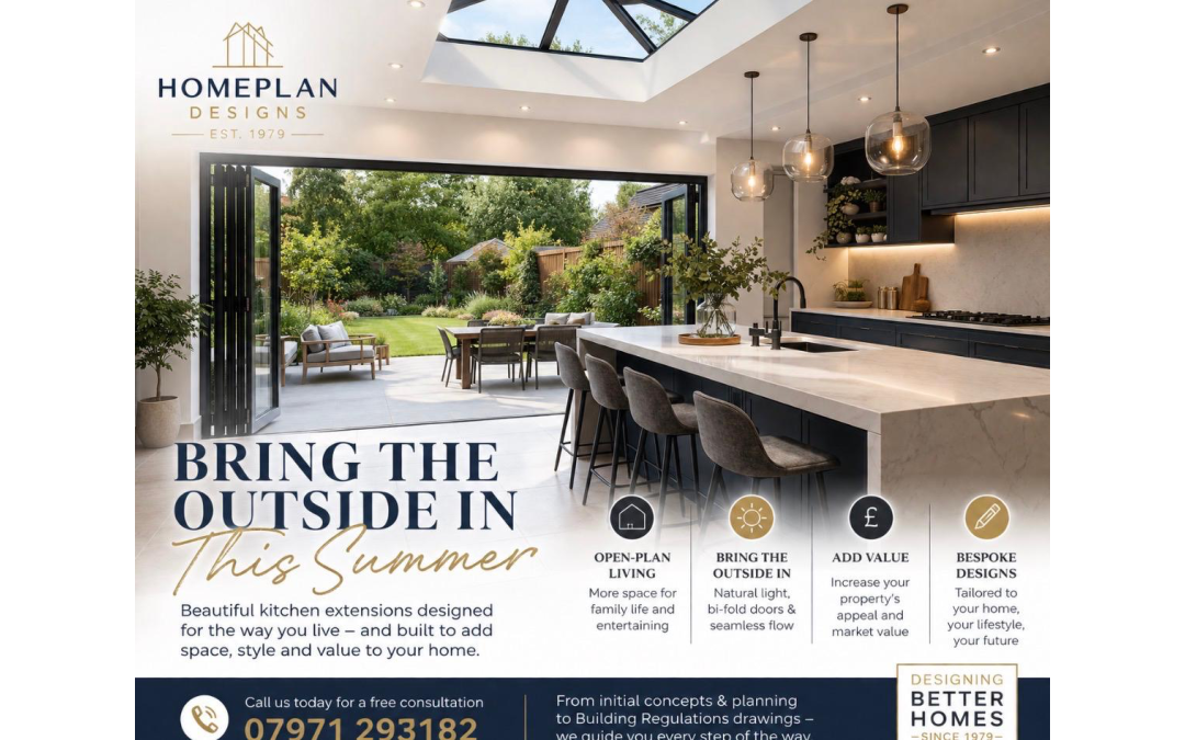 Bring the Outside In. This Summer with a Stunning Kitchen Extension